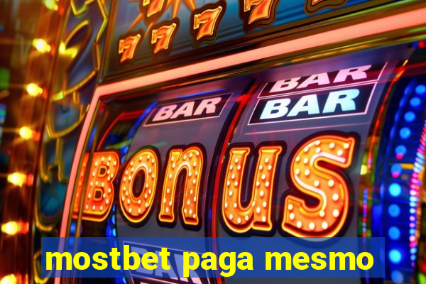 mostbet paga mesmo